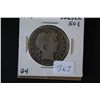 Image 1 : 1892 Barber Half Dollar; G4; EST. $25-40