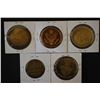 Image 2 : Various State Tokens; Lot of 5; EST. $5-10