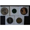 Image 2 : Various State Tokens; Lot of 5; EST. $10-15