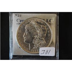 1921 Silver Morgan $1; EST. $40-60