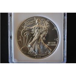 2011 Silver Eagle $1; MCPCG Graded MS69; EST. $35-40