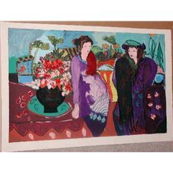 Bracha Guy, Meeting Katherine, Signed Serigraph