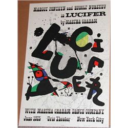 Joan Miro, Lucifer, Original Lithograph Poster