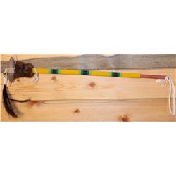 Beaded war club
