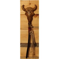 Buffalo head rattle