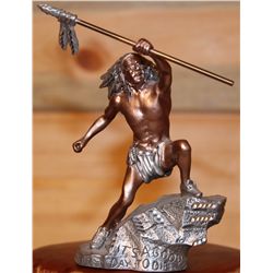 Pewter "It's a Good Day to Die" statue