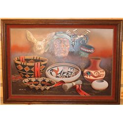 Guy Nez Jr. painting