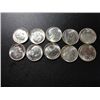 Image 1 : Ten 1959 Silver Roosevelt Dimes