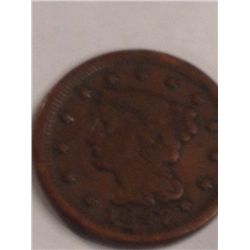 1847 LARGE CENT MATRON HEAD