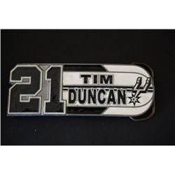 #21 Tim Duncan San Antonio Spurs Belt Buckle; EST. $10-15