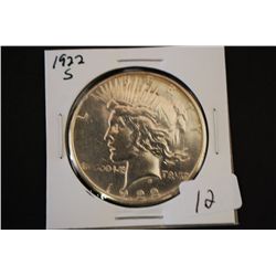 1922-S Peace $1; EST. $30-45