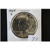 Image 1 : 1924-S Peace $1; EST. $30-50