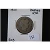 Image 1 : 1904 Barber Quarter; G03; EST. $8-15