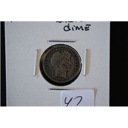 1910 Barber One Dime; G4; EST. $3-6