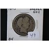 Image 1 : 1893 Barber Half Dollar; G4; EST. $20-30