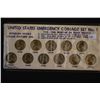 Image 1 : US Emergency Coinage Set #1; Jefferson Nickels 1942P-1945S; Lot of 11; EST. $15-25