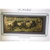 Image 1 : Central Bank Of Belize $50 Foreign Bank Note; "Foureye Butterflyfish"; The First Gold Bank Notes Of 