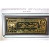 Image 1 : Central Bank Of Belize $75 Foreign Bank Note; "Fairy Basslet"; The First Gold Bank Notes Of Belize; 
