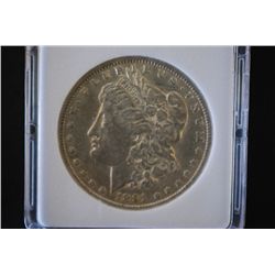 1891-CC Silver Morgan $1; MCPCG Graded F12; EST. $75-125