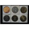 Image 2 : California State Token; Lot of 6; EST. $10-20
