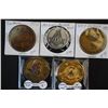 Image 1 : Texas Mason Token; Lot of 5; EST. $10-20