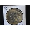 Image 1 : 1923-D Peace $1; Imp. Cleaned; EST. $25-40
