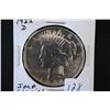 Image 1 : 1922-D Peace $1; Imp. Cleaned; EST. $25-40
