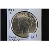 Image 1 : 1923-S Peace $1; Imp. Cleaned; EST. $25-40