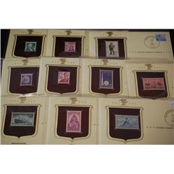 1989 Historic Stamps Of America; Various Dates, Events, People, Etc.; Lot of 10; EST. $15-40