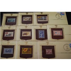 1989 Historic Stamps Of America; Various Dates, Events, People, Etc.; Lot of 10; EST. $15-40