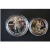 Image 1 : 1992-P Columbus Quincentenary Commerative $1 Proof; 90% Silver .76 Oz. & 1992-S Columbus Quincentena