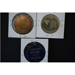 Various Nevada State Tokens; Lot of 3; EST. $3-8