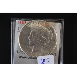 1923-S Peace $1; EST. $40-60