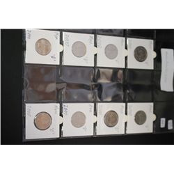 2000-D Massachusetts State Quarter; Lot of 8; EST. $4-8