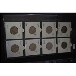 1999-D Connecticut State Quarter; Lot of 8; EST. $4-8