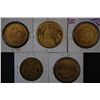 Image 2 : Lot of Five Various Tokens from Oregon; Est. 10-15