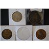 Image 2 : Lot of Five Masonic Tokens all from Various Texas Lodges; EST. $10-15