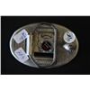 Image 2 : "Drop Coin Here" Belt Buckle; EST. $10-20