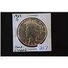 Image 1 : 1923-S Peace $1; Imp. Cleaned; EST. $25-40