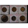 Image 1 : Lot of Five Various Tokens from Texas; Est. 10-15