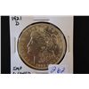 Image 1 : 1921-D Morgan Dollar; Imp. Cleaned; EST. $25-40