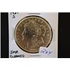 Image 1 : 1921-S Morgan Dollar; Imp. Cleaned; EST. $25-40