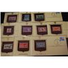 Image 2 : Lot of 10 Historic Stamps of America; 1932 William Penn 3C, 1935 Michigan Statehood 3C, 1945 U.S Nav
