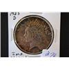 Image 1 : 1923-D Peace $1; Imp. Cleaned; EST. $25-40