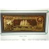 Image 1 : The First Gold Bank Notes Of Belize; Clipper Ships Edition; EST. $5-10