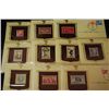 Image 1 : Lot of 10 Historic Stamps of America; 1937 Virginia Dare 5c, 1939 Panama Canal 3c, 1945 F.D.R. 2c, 1