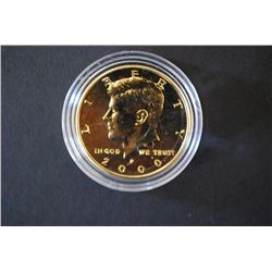 2000 Clad Kennedy Half Dollar; EST $15-20