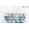 Image 1 : 1986 Bank of Canada; 5 Dollars BC-56aA Very-Fine ENX0527957 Yellow BPN Replacement.