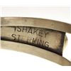 Image 4 : Old Pawn Navajo Turquoise Sterling Silver Cuff Bracelet - Shakey