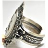 Image 3 : Old Pawn Multi-Stone Cowboy & Sheep Ranch/Pueblo Sterling Silver Cuff Bracelet - Wallace Jr.